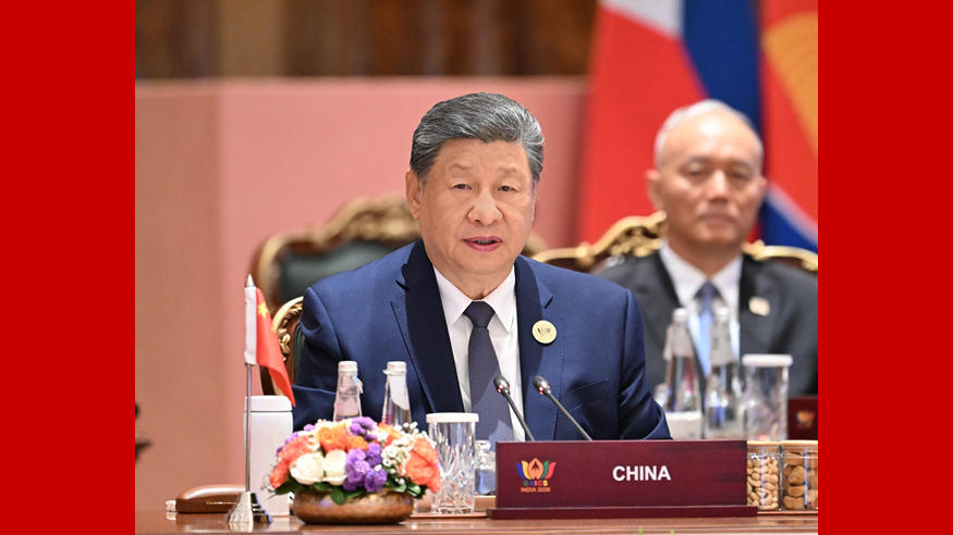 习近平出席金砖国家领导人第十八次会晤第二阶段会议并发表重...