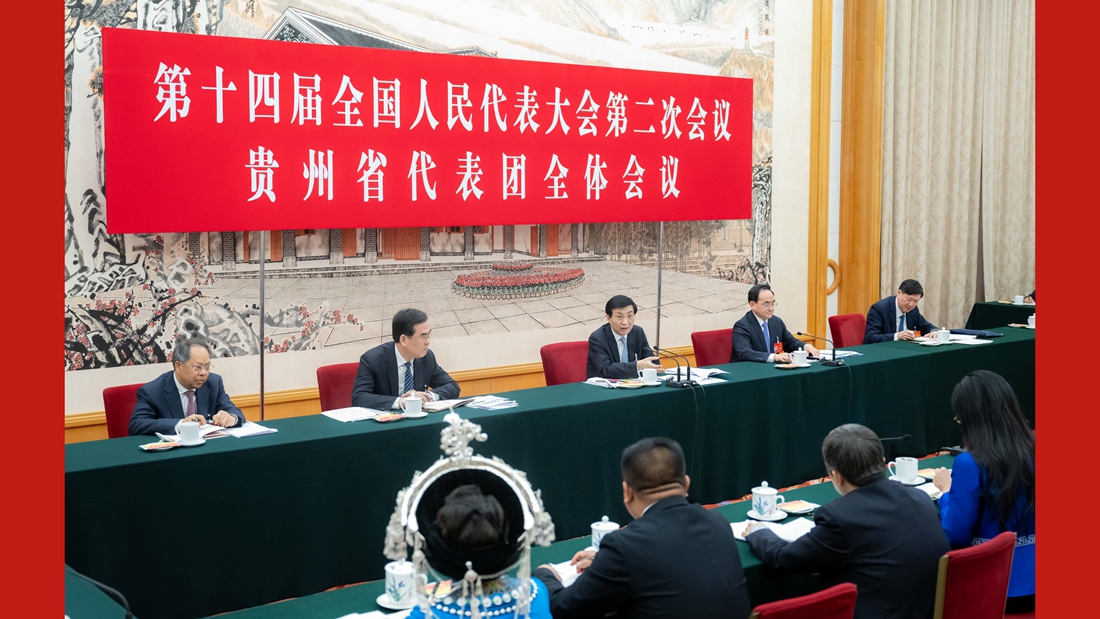 王沪宁在参加贵州代表团审议时强调 全面贯彻落实党中央决策部署 奋发有为推进中国式现代化