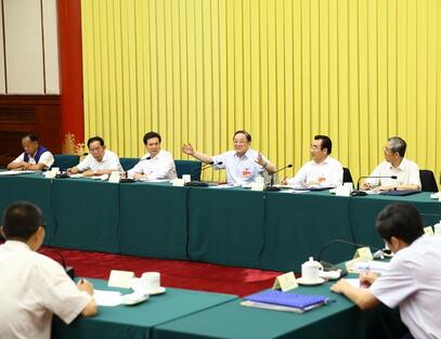 政协第十二届全国委员会常务委员会第十七次会议举行分组讨论