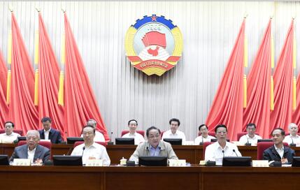 全国政协十二届常委会第二十一次会议开幕