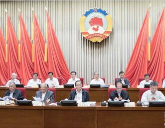 政协第十二届全国委员会常务委员会第二十二次会议举行全体会议
