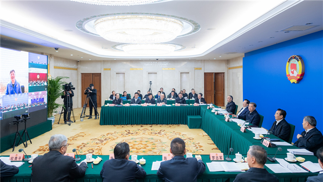 全国政协召开网络议政远程协商会 汪洋主持