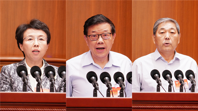 全国政协十三届常委会第七次会议举行大会发言