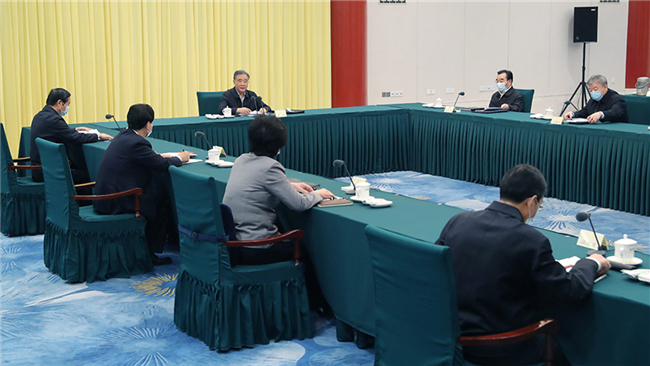 全国政协党组专题学习贯彻党的十九届五中全会精神 汪洋主持并讲话