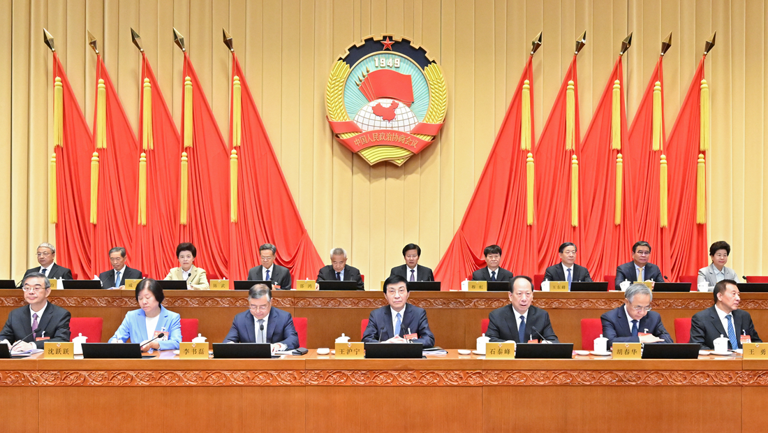 全国政协十四届常委会第九次会议开幕 学习贯彻习近平总书记在庆祝中国人民政治协商会议成立75周年大会上的重要讲话精神 王沪宁出席