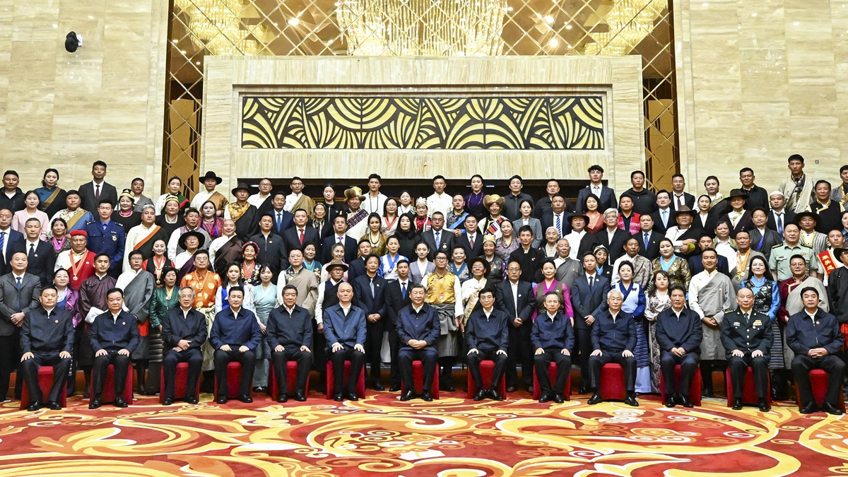 习近平接见西藏各族各界代表
