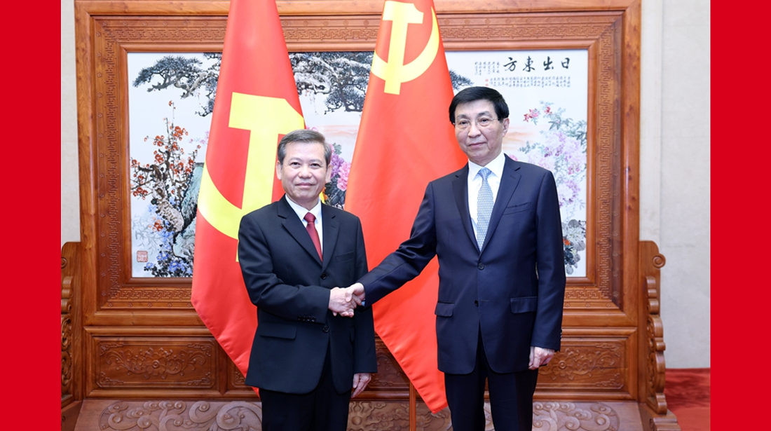 王沪宁会见越南共产党代表团